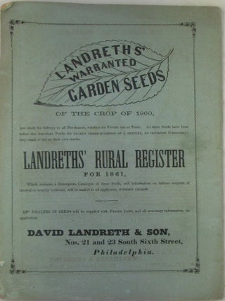The Gardener's Monthly and Horticultural Advertiser. May, 1861. Vol. 3 No. 5