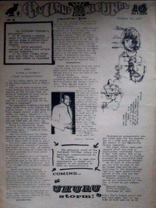 Item #021544 Cleveland Tribunal. Vol. 1 No. 2. November 22, 1967. d. a. levy