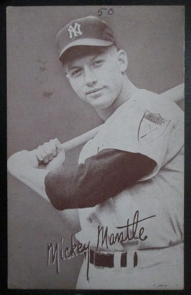 Item #021611 Mickey Mantle Exhibit Card