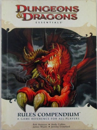 Item #021615 Dungeons and Dragons Essentials. Rules Compendium. A Game Reference for all Players....