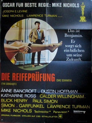 Item #021625 Die Reifeprüfung (The Graduate) Movie Poster