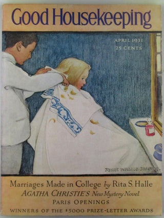 Item #021726 Good Housekeeping. April 1931. With part of the Murder At Hazelmoor. Agatha Christie