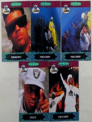 Item #021735 Public Enemy Yo! MTV Raps ProSet MusiCards. 5 Cards. Hip Hop