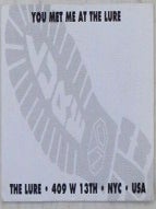 Item #021783 You Met me At the Lure Gay Bar Business Card. LGBTQ