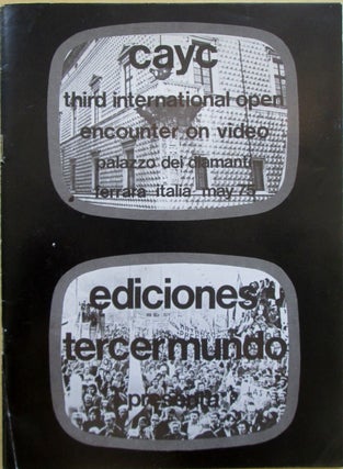 Item #021818 CAYC Third International Open Encounter on Video. Palazzo dei diamanti. Ferrara...