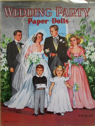 Item #021840 Wedding Party Paper Dolls. Betty Campbell, artist