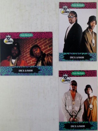 Item #021845 Eric B and Rakim Yo! MTV Raps ProSet MusiCards. 5 Cards (including duplicates). Hip Hop