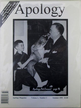 Item #021952 Apology Magazine. Volume 1, Number 2. Summer 1993. Allan Bridge