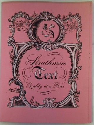 Item #021960 Strathmore Text Paper Sampler Booklet