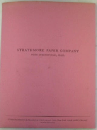 Strathmore Text Paper Sampler Booklet.