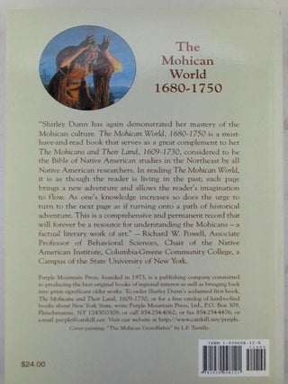 The Mohican World 1680-1750