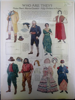 Item #021985 Who Are They? Peter Pan's Movie Contest Number Five. July, 1917. Paper Dolls, Corwin...