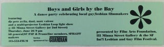 Item #021993 LoveWorks Dancing. Boys and Girls by the Bay. LGBTQ