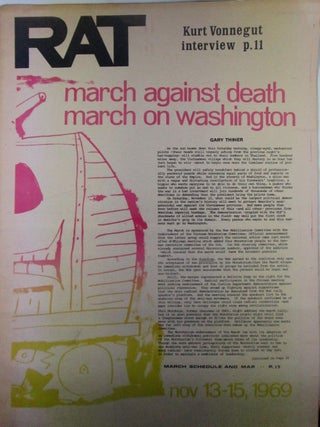 Item #021998 RAT Subterranean News. Nov 12-25, 1969. Kurt Vonnegut, Jeff Shero, interview