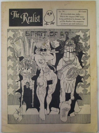Item #022015 The Realist. August, 1967. No. 76. Abbie Hoffman, Paul Krassner