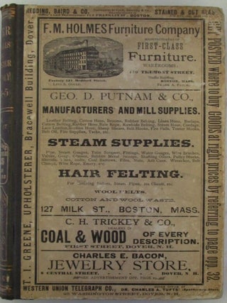 Item #022024 The Dover, Great Falls and Rochester Directory For 1884-85. Dean Dudley