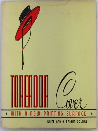 Item #022068 Toreador Cover. Carter, Rice and Company Paper Sample Booklet