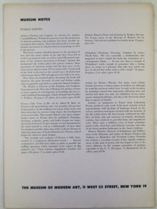 What Abstract Art Means to Me. The Museum of Modern Art Bulletin, Spring 1951