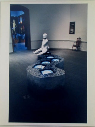 Item #022148 Gone Swimming. Photo From a 1987 Exhibition. Connie, Coleman Powell, Alan, artists