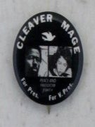 Item #022168 Cleaver Mage For Pres. For V. Pres Pinback