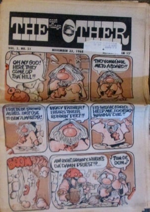 Item #022221 The East Village Other. November 22, 1968. Vol. 3., No. 51. Vaughn Bode, Kim Deitch,...