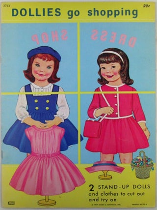 Item #022242 Dollies Go Shopping Paper Dolls