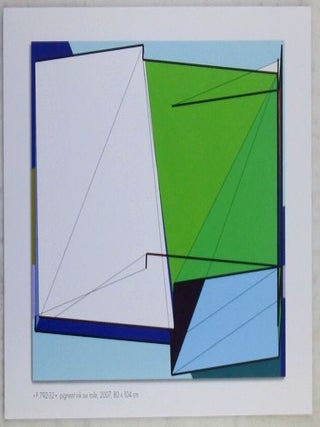 Item #022265 ). Manfred Mohr. Installations Et Autres Tableaux. Computer Art, Manfred Mohr, artist
