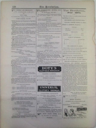 The Revolution. February 24, 1870. Vol. V. No. 8