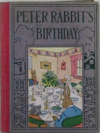 Item #022286 Peter Rabbit's Birthday. Altemus' Peter Rabbit Series. Linda Stevens Almond