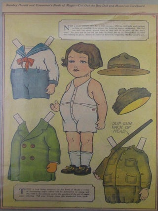Item #022307 Paper Doll of a Boy to Dress as a Scout and Sailor