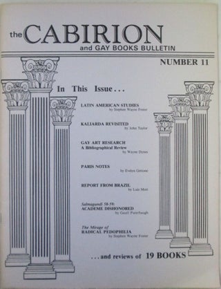 Item #022323 The Cabirion and Gay Books Bulletin. No. 11. Fall/Winter 1984. Authors