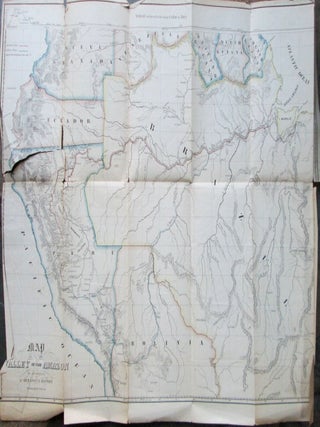 Item #022364 Map of the Valley of the Amazon to Accompany Lt. Herndon's Report. H. C Elliott, artist