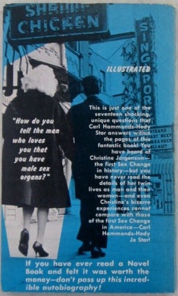 I Changed My Sex. The Autobiography of Stripper Hedy Jo Star formerly Carl Hammonds