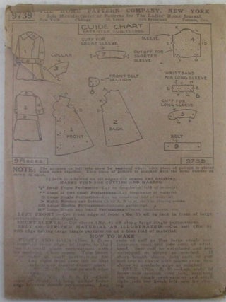 Ladies' Home Journal Patterns 9739 Children's One Piece Dress