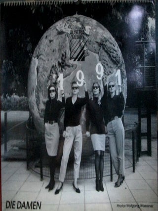 Item #022563 Die Damen 1991 Austria Tabak Wall Calendar. Performance Art Feminism, Feminist Art...