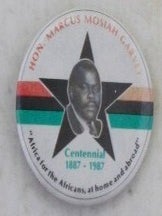 Hon. Marcus Mosiah Garvey Centennial 1887-1987 Pinback