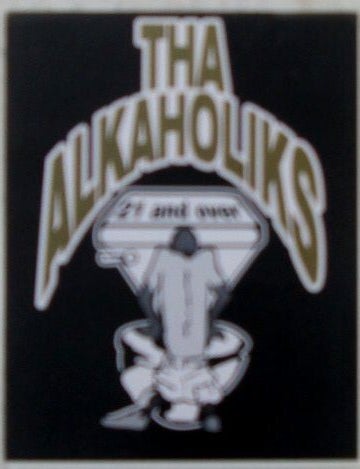 Item #022613 Tha Alkaholiks 21 and Over Promotional Sticker. Hip Hop.