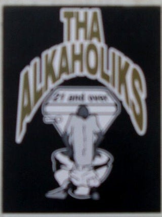 Item #022613 Tha Alkaholiks 21 and Over Promotional Sticker. Hip Hop