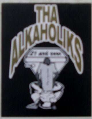 Item #022613 Tha Alkaholiks 21 and Over Promotional Sticker. Hip Hop