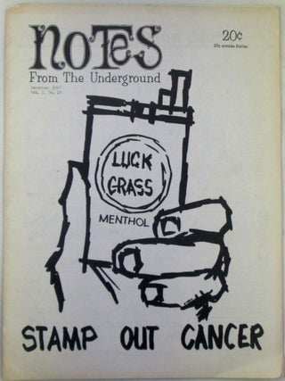 Item #022617 Notes from the Underground (Dallas Notes). November 1967. Vol. I No. 19. Stoney Burns