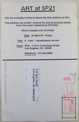 Art at 5P21. Art Exhibition Handbill