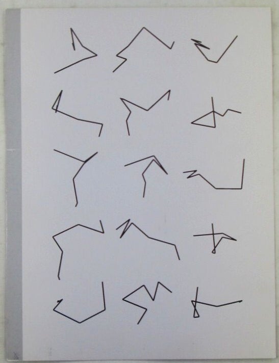 Item #022631 Manfred Mohr. Neue Arbeiten 24. Februar bis 30. Marz, 1994. Exhibition Advertisement. Computer Art, Manfred Mohr, artist.