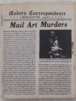 Modern Correspondence Magazine No. 4. Tom Hoosier, and artist.