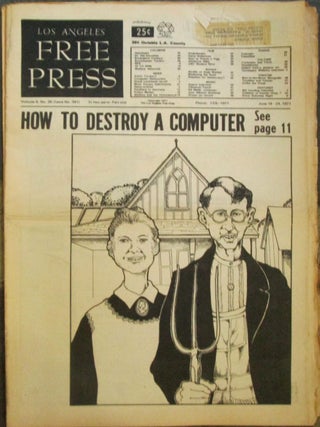 Los Angeles Free Press June 18-24, 1971. Parts I and II, Complete