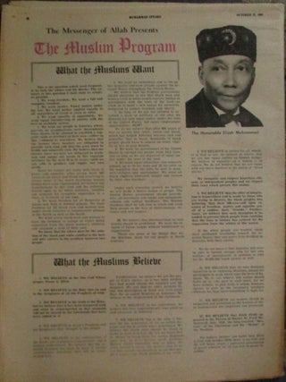 Muhammad Speaks. October 25, 1968. Vol. 8 No. 6