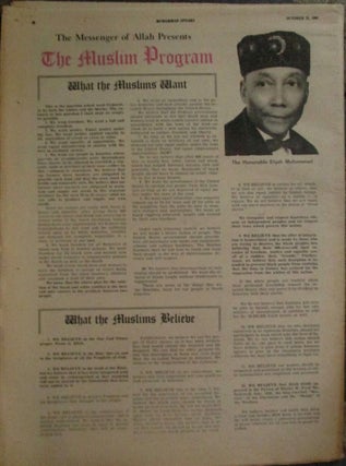 Muhammad Speaks. October 25, 1968. Vol. 8 No. 6