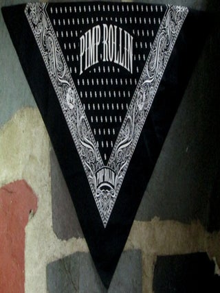 Pimp Rollin Records Promotional Bandana