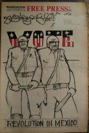 Item #022716 Washington Free Press. Nov. 1-15, 1968. Vol. 2 No. 43. Experimental Theater, Julian...