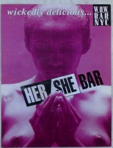 Item #022727 Her/She Bar 2nd Annual Gay Pride Party Event Handbill.