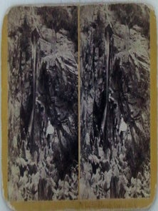 Silver Cascade, Crawford Notch (New Hampshire) No. 170. Stereographic, Stereoscope, Stereoview...